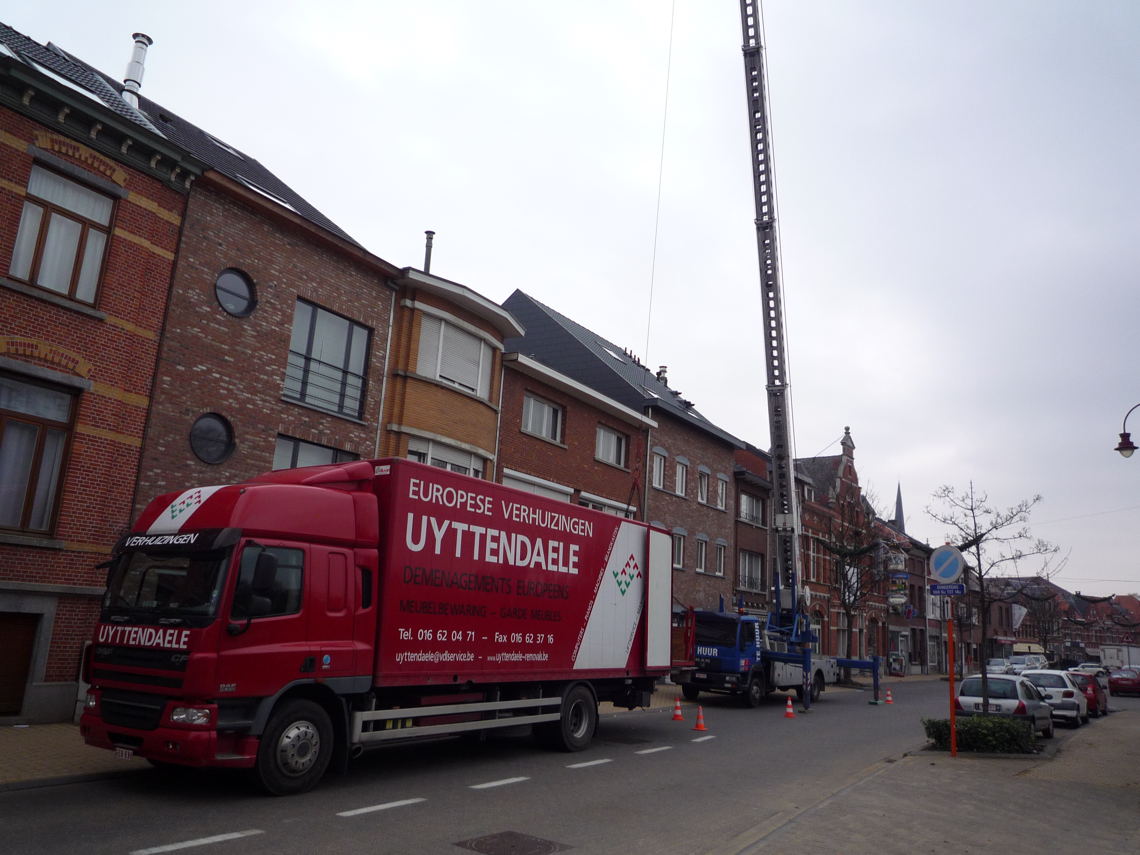 Foto van verhuiswerkzaamheden